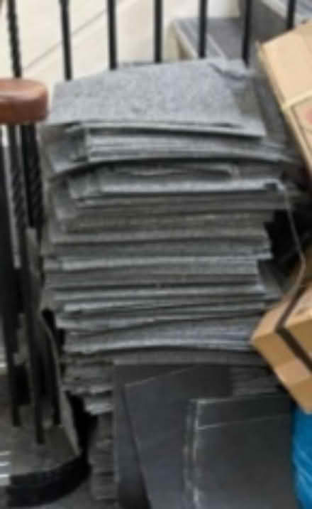 Photo of free Blue/grey carpet tiles (Catford SE6) #1