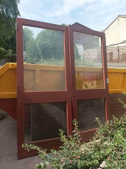 Photo of free Hardwood double doors (Colinton EH13) #1