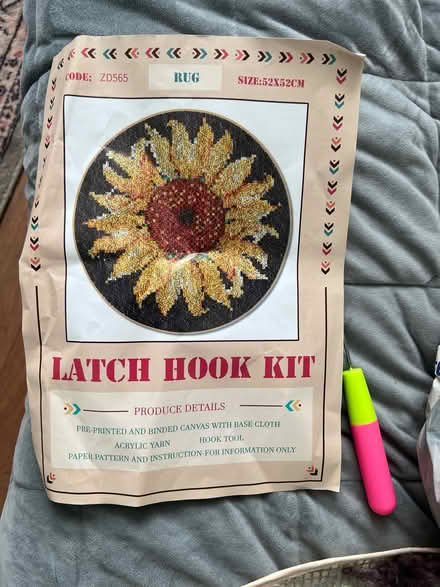 Photo of free Latch hook set (Buxton Central SK17) #3