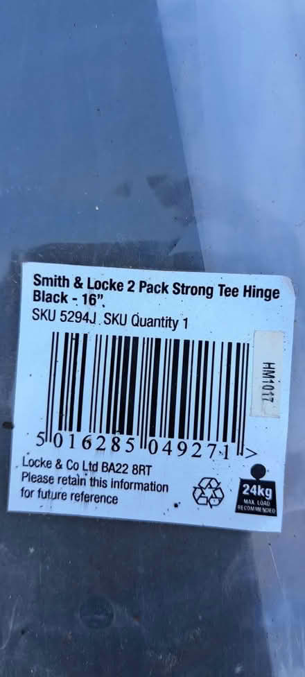 Photo of free Pair of heavy duty hinges (Poolbrook WR14) #1