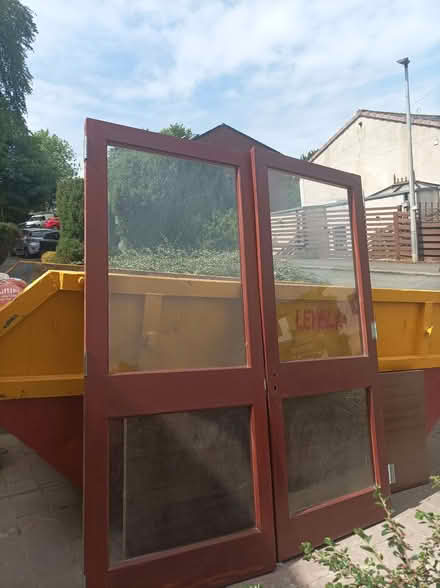 Photo of free Hardwood double doors (Colinton EH13) #3