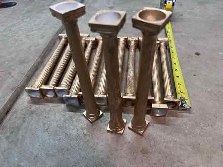 Photo of free 9” gold painted ionic columns (Sunnyvale - Ponderosa Park) #3