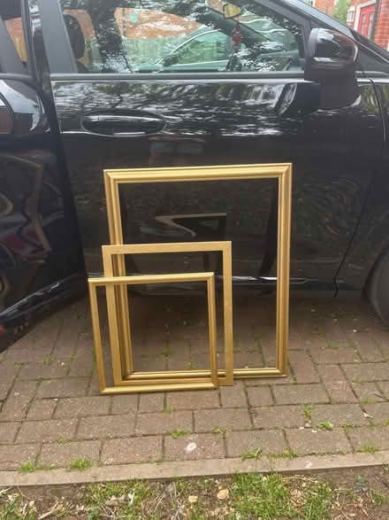 Photo of free 3 wooden picture frames (Barton le clay) #1