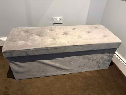Photo of free Grey Storage Ottoman (Kinsale) #1