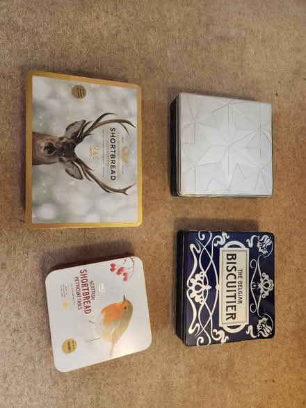 Photo of free Metal biscuit tins (Campbell Park MK9) #1