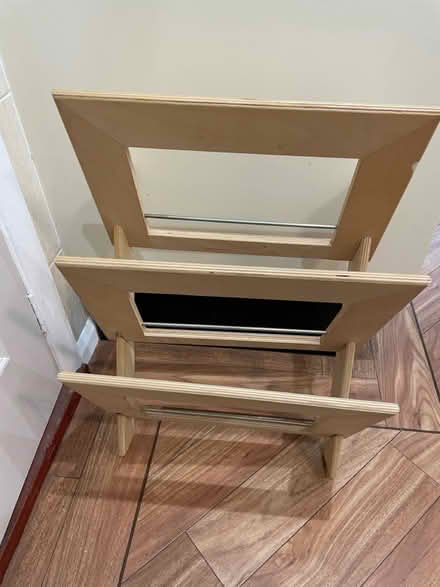Photo of free Wooden wall rack (Sole Street DA13) #1