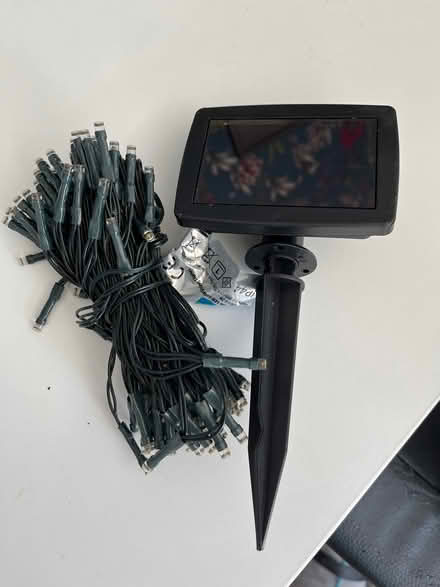 Photo of free Outdoor string solar powered lights (Newton Mearns G77) #1
