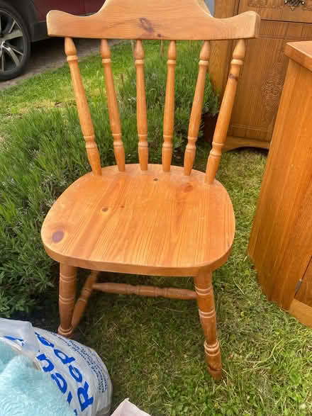 Photo of free Solid pine chair (Cogges OX28) #1