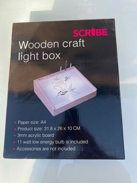 Photo of free Wooden craft light box (Broxbourne EN10) #1
