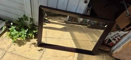 Photo of free Large Black framed mirror (ME15 Westmorland Road) #1