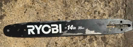 Photo of free 14” chainsaw bar and protective cover (Leckhampton GL53) #2