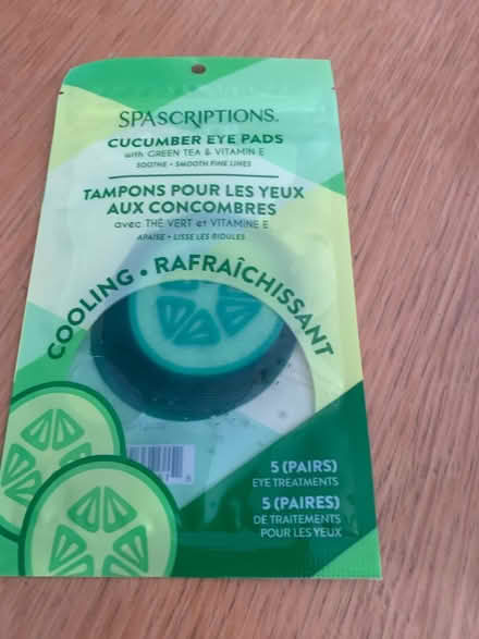 Photo of free Cucumber eye pads (St. Clair & Victoria Park) #1