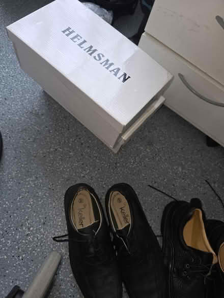 Photo of free Black leather shoes (cheshunt EN8) #1