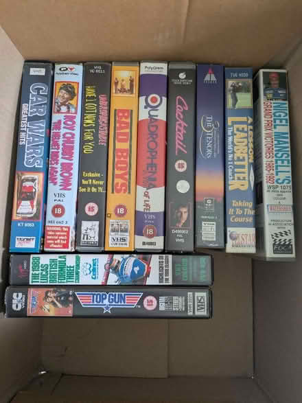 Photo of free X11 VHS cassettes (Braintree CM7) #1