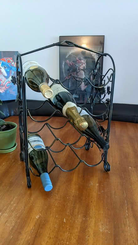 Photo of free Metal Wine Rack (01890) #1