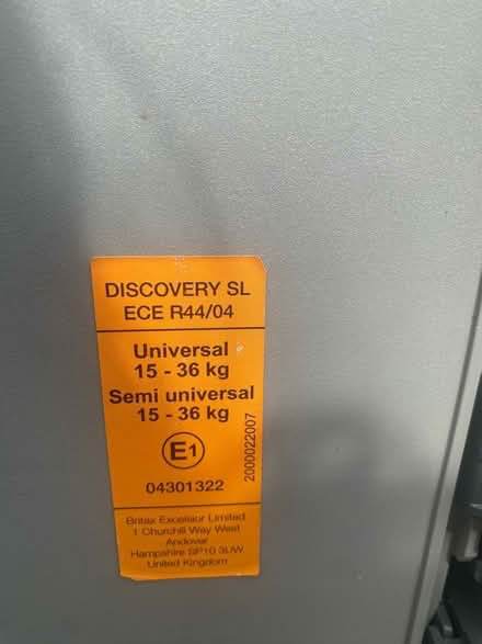 Photo of free Britax booster seat (Cumnor OX2) #2