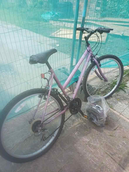Photo of free Ladies bike and helmet (Latchford) #1