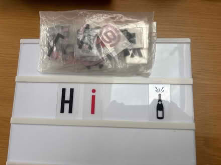Photo of free Light box with letters/numbers (Palmers Green/ Edmonton N18) #1