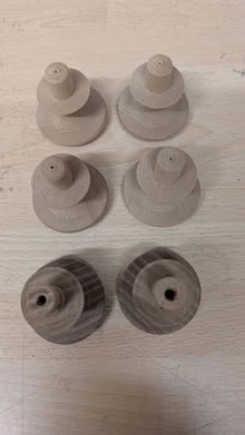 Photo of free 6x wooden drawer handles (Stroud) #1
