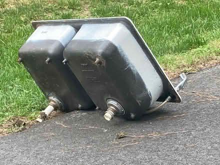 Photo of free Cast iron enameled double sink (Southside RVA, off Forest Hill) #2