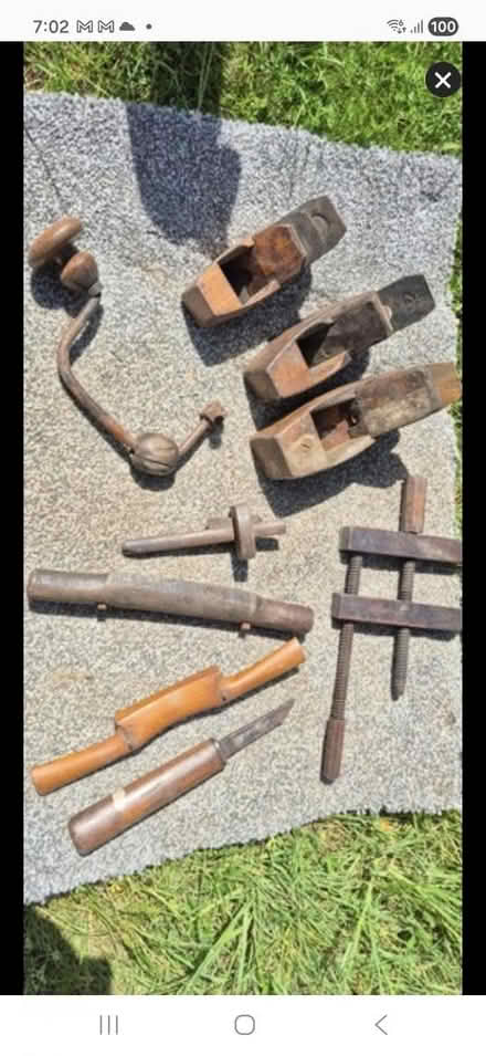 Photo of free Mixed wood working tools (old) (ME15 Westmorland Road) #1