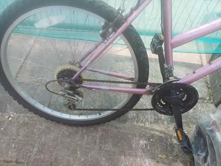 Photo of free Ladies bike and helmet (Latchford) #3