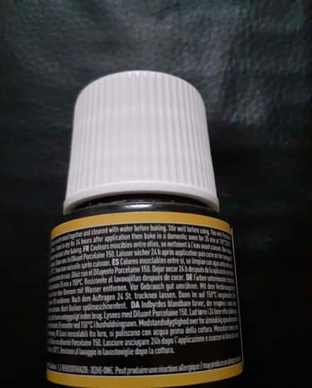 Photo of free Porcelain paint - black (Chatham ME4) #2