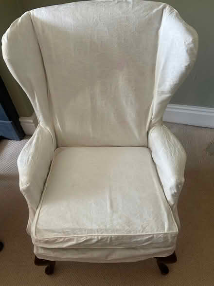 Photo of free Sprung based vintage Parker Knoll wing backed chair (Clifton CA10) #3