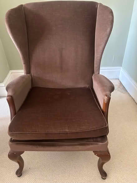 Photo of free Sprung based vintage Parker Knoll wing backed chair (Clifton CA10) #1