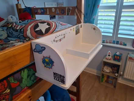 Photo of free Clip on bedside shelf for bunk beds/high sleeper beds (Surrey Heath GU16) #2