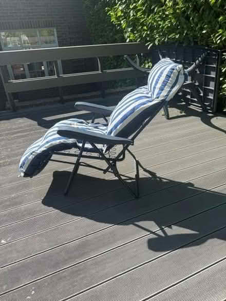 Photo of free Sun lounger and Cushion (Balcombe RH17) #2