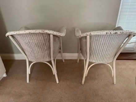 Photo of free Lloyd Loom STYLE chairs (Little Bookham KT23) #2