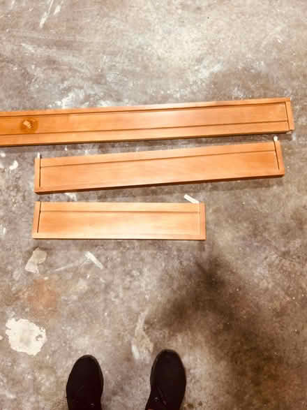 Photo of free Hanging solid wood shelves (South Laurel) #1