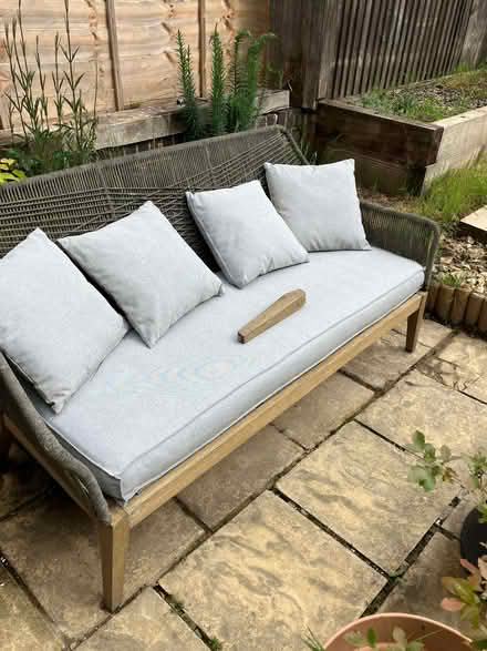 Photo of free John Lewis garden sofa (Edenbridge TN8) #1