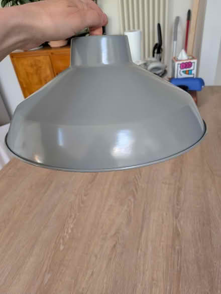 Photo of free Grey lamp shade (Chippenham SN14) #2