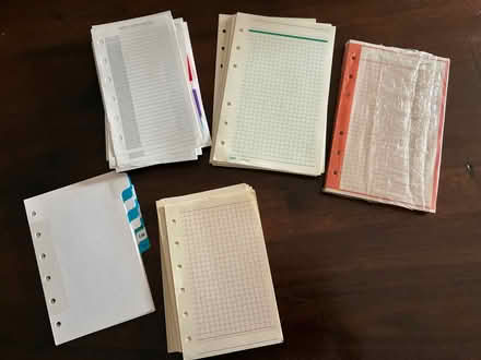 Photo of free Sheets for mini-diary (Kennington OX14) #1