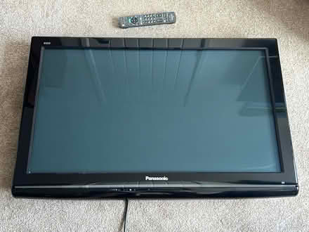 Photo of free Old 37 inch Panasonic flatscreen TV (Prestbury GL52) #1