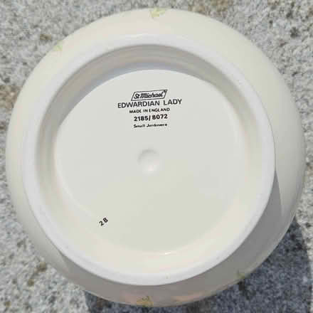 Photo of free M&S Edwardian Lady cachepot (plant pot holder) (Elmstead BR7) #3