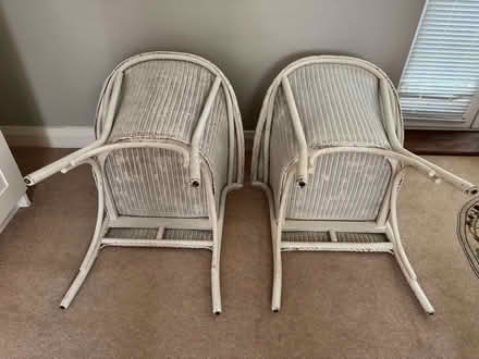 Photo of free Lloyd Loom STYLE chairs (Little Bookham KT23) #1
