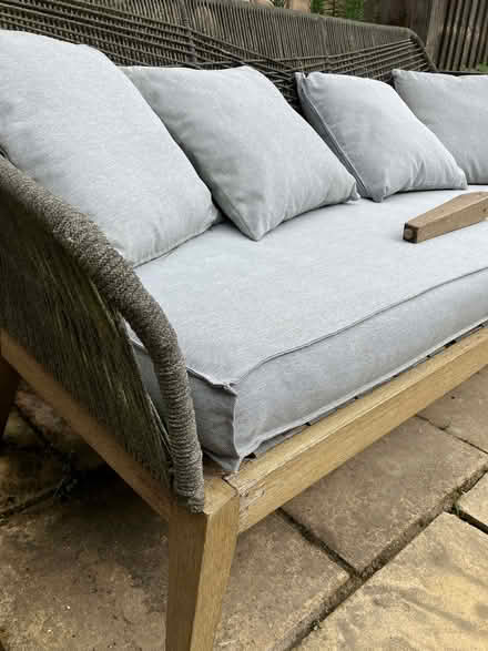 Photo of free John Lewis garden sofa (Edenbridge TN8) #3
