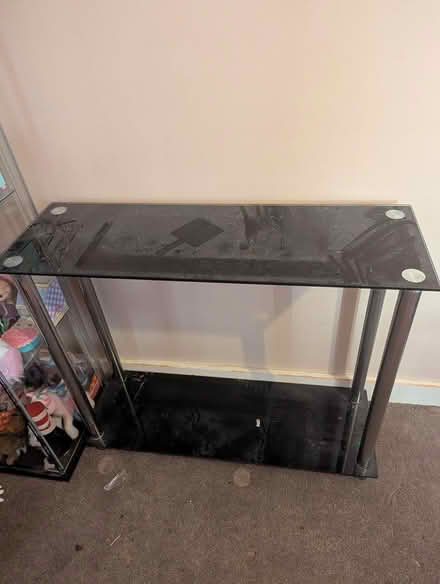 Photo of free Glass TV stand (morecambe LA4) #1