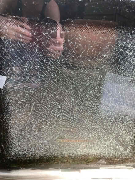 Photo of free Beverage cooler smashed glass front (New Malden KT3) #2