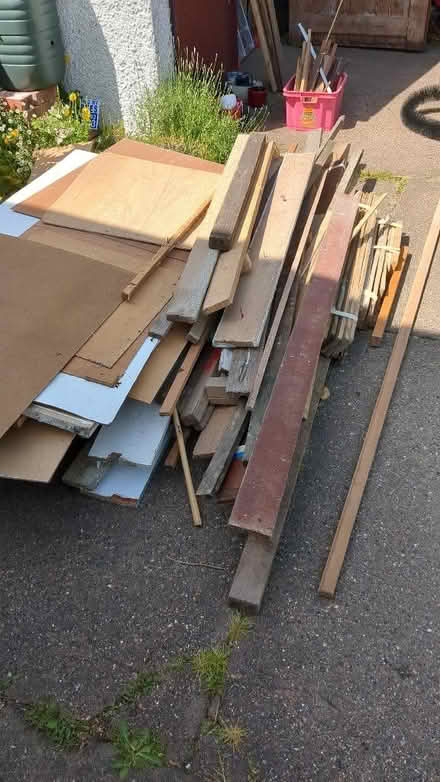 Photo of free Lengths of wood and sheeting (Great Yarmouth NR30) #1