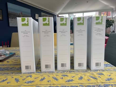 Photo of free 5 new ring binders (Kenilworth CV8) #1