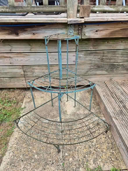 Photo of free Metal, 3 tier pot stand (Cheshunt EN8) #1