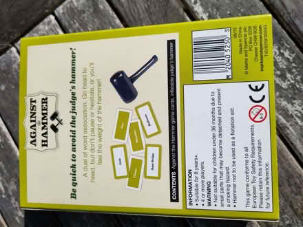 Photo of free Against the Hammer, game (Henleaze Ward BS9) #2