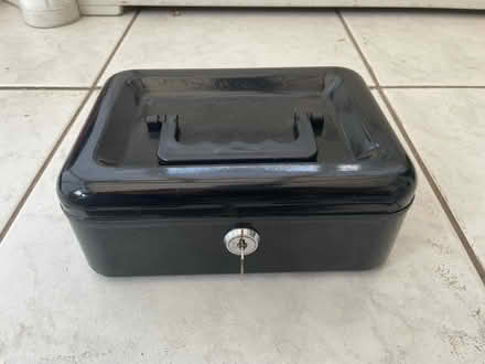Photo of free Black Metal Lockable Money Box (Brentry, BS10) #1