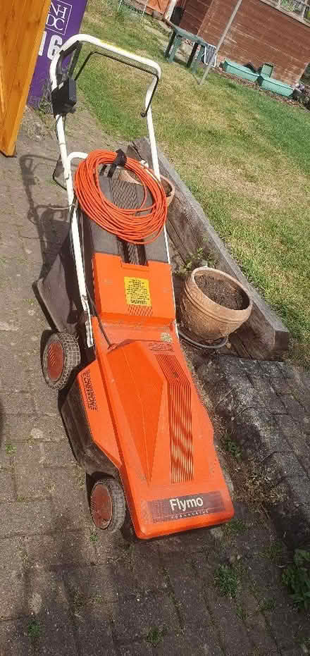 Photo of free Flymo Power-drive Chevrone 420s lawnmower (Knebworth SG3) #1