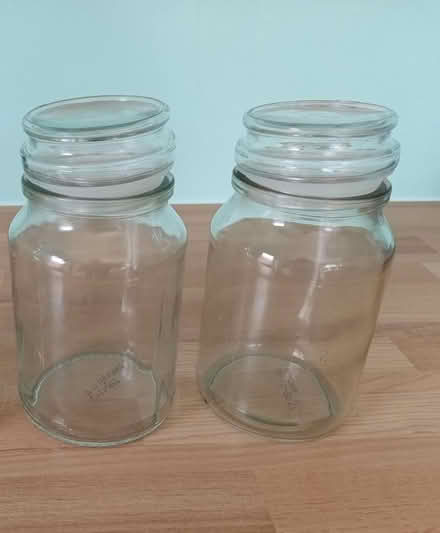 Photo of free 2 Glass Storage Jars (Fareham PO14) #2