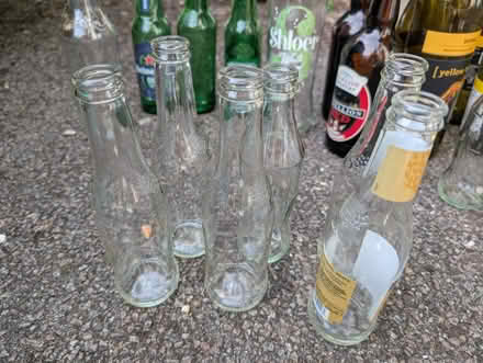 Photo of free 18 glass bottles various sizes (SL6 Maidenhead) #3
